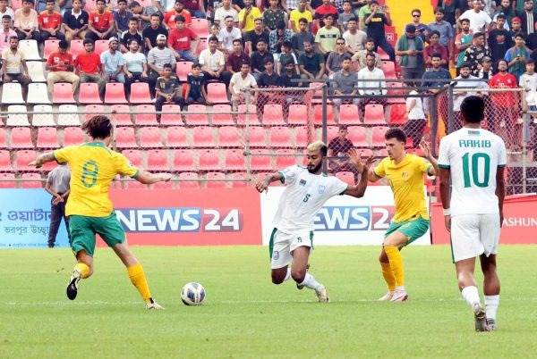 Bangladesh fell 2-0 to Australia in world cup qualifiers