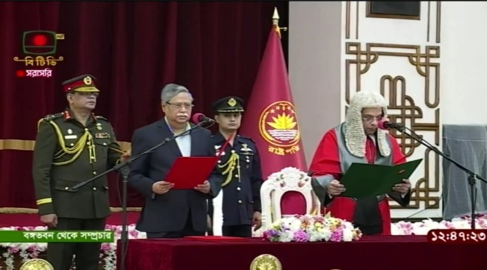 Justice Syed Refat Ahmed has been sworn in as the 25th Chief Justice of Bangladesh