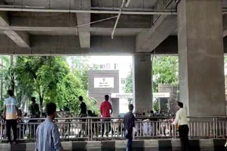 Attack at Bangabandhu Sheikh Mujib medical university in shahbagh