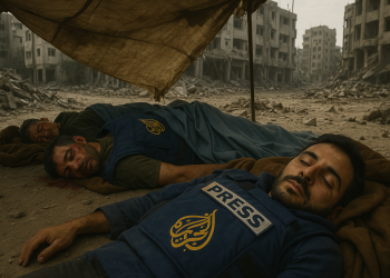 Israel deliberate assassination of journalists is a cowardly war crimef.png